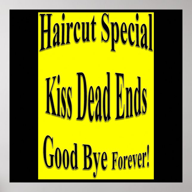 Haircut Sale Poster Matte (Front)