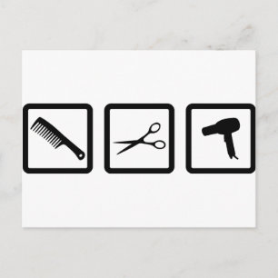 haircutter gear postcard