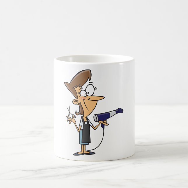Hairdresser At Work Coffee Mug (Creator Uploaded)