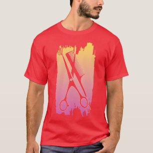 Hairdresser Barber Haircut Hair Scissors Stylist S T-Shirt