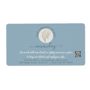 Hairdresser Beauty Studi Lashes Gold Logo QR CODES