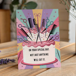 Hairdresser Birthday Card