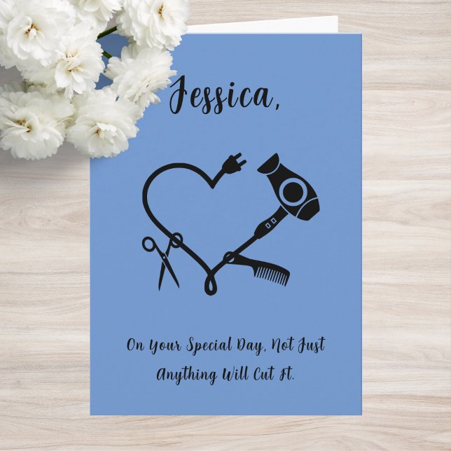 Hairdresser Birthday Card (Creator Uploaded)