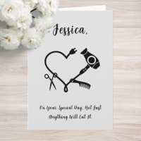 Hairdresser Birthday Card