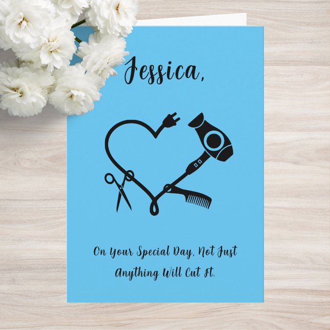 Hairdresser Birthday Card (Creator Uploaded)