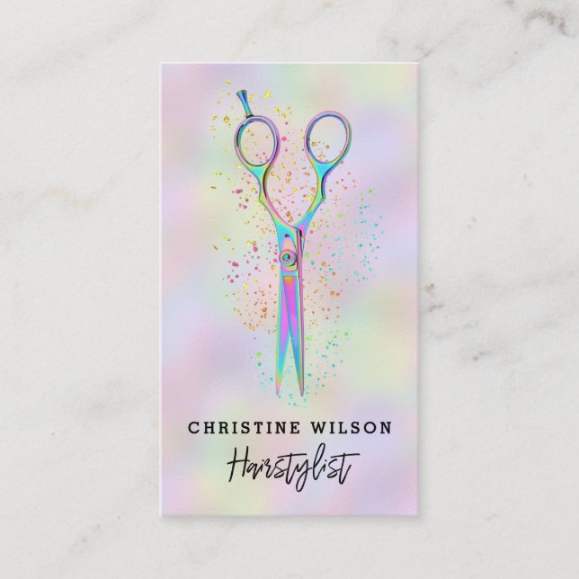 hairdresser business card (Front)