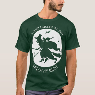Hairdresser By Day Witch By Night  Funny Witch Tsh T-Shirt