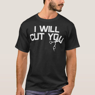 Hairdresser cutting hair T-Shirt
