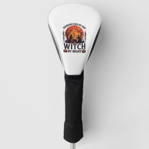 Hairdresser Day Witch Night Halloween Comb Scissor Golf Head Cover