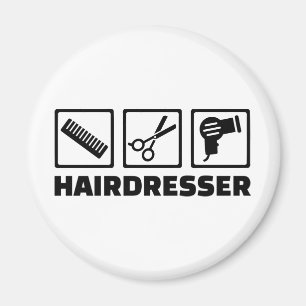 Hairdresser equipment magnet