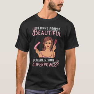 Hairdresser Hair Stylist Barber Scissors Hair Gift T-Shirt