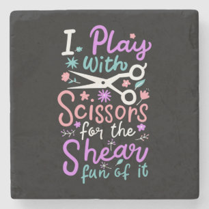 Hairdresser Hairstylist Gift Stone Coaster