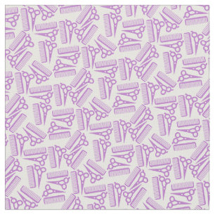 Hairdresser Hairstylist Scissors Fabric Purple