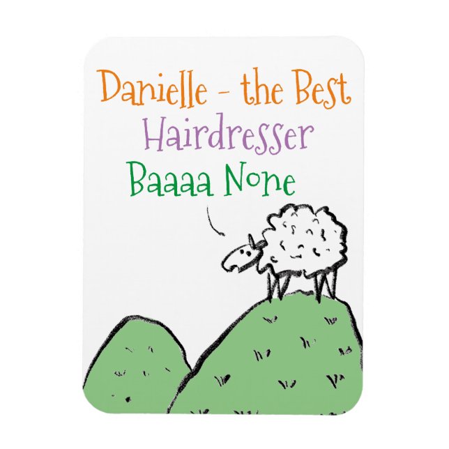 Hairdresser Magnet (Vertical)