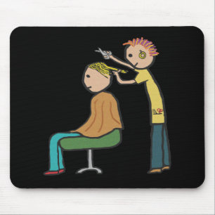 Hairdresser Mouse Pad