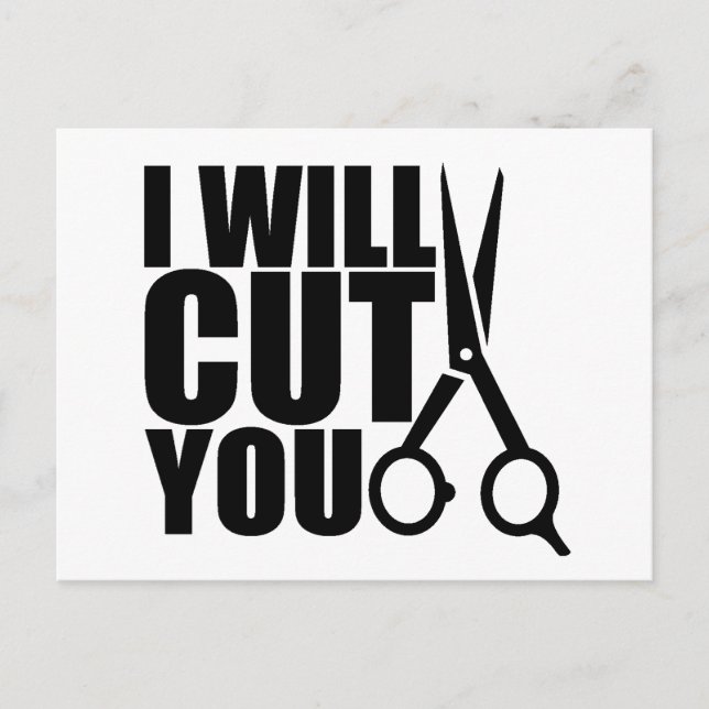 Hairdresser or Hair Stylist - Marketing Postcards (Front)