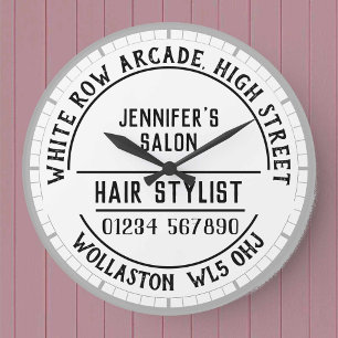 Hairdresser Salon Wall Clock