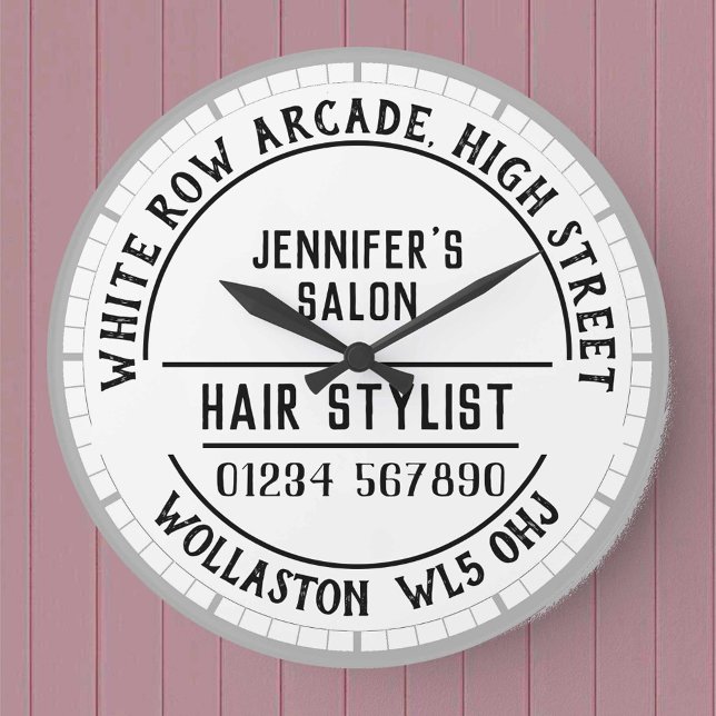 Hairdresser Salon Wall Clock (Creator Uploaded)