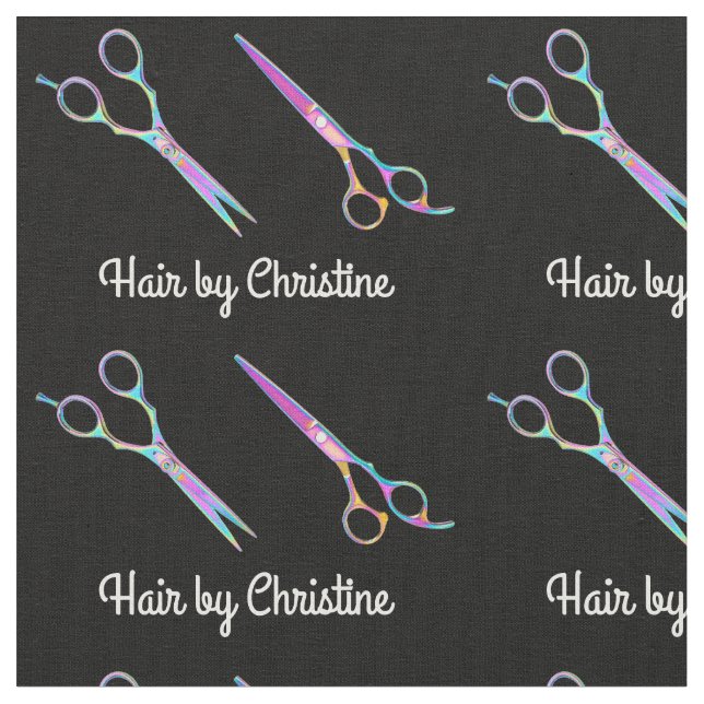 hairdresser scissors fabric (Close Up)