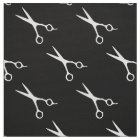 Hairdresser scissors pattern hair stylist fabric