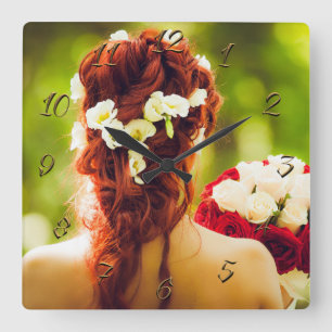 Hairdresser Square Wall Clock