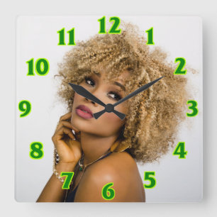 Hairdresser Square Wall Clock