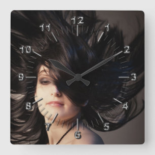 Hairdresser Square Wall Clock