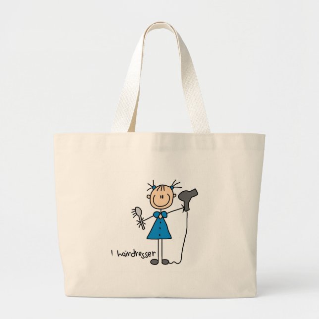 Hairdresser Stick Figure Bag (Front)