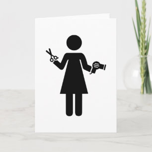 Hairdresser Symbol Card