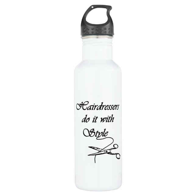 Hairdressers Do It With Style 710 Ml Water Bottle (Front)