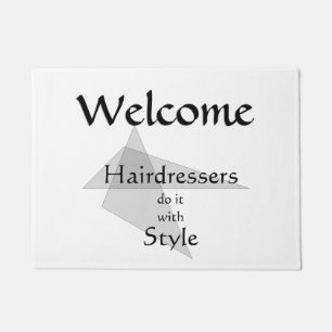 Hairdressers Do It With Style Doormat