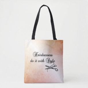 Hairdressers Do It With Style  Tote Bag