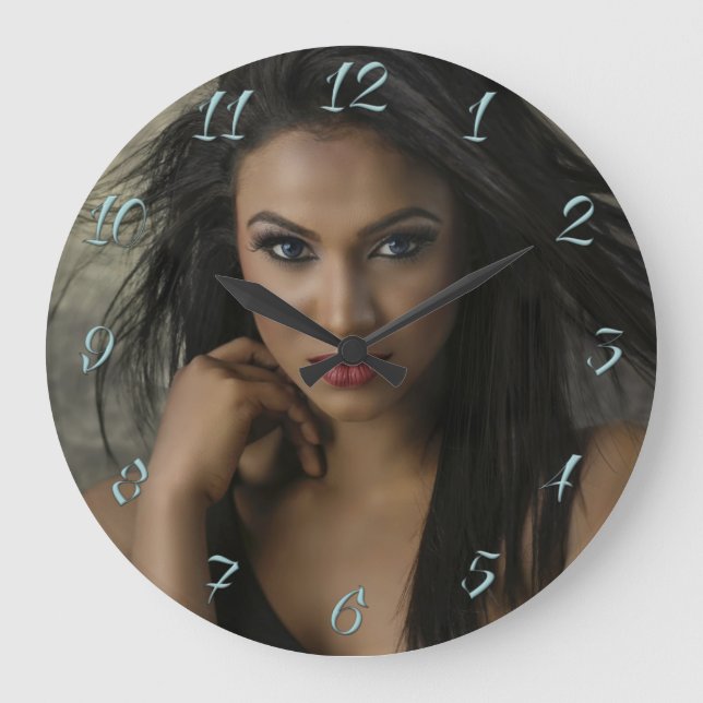 Hairdressers  large clock (Front)