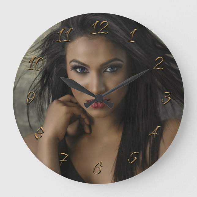 Hairdressers  large clock (Front)