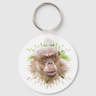 Hairless Chimpanzee Key Ring