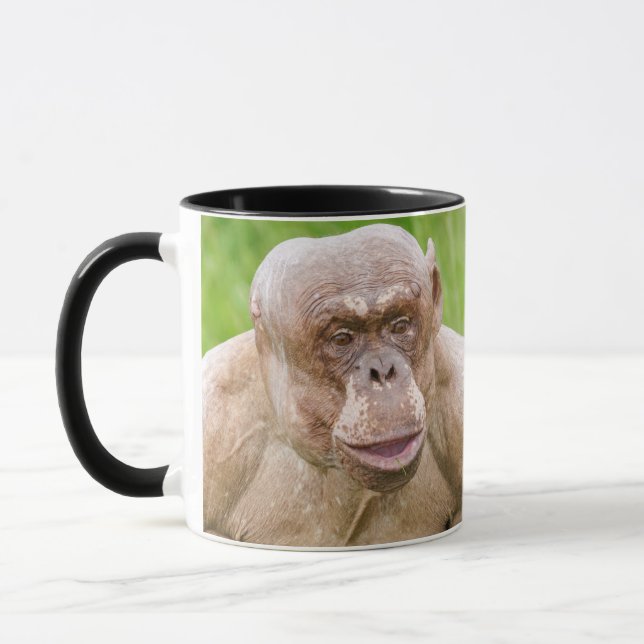 Hairless Chimpanzee Mug (Left)