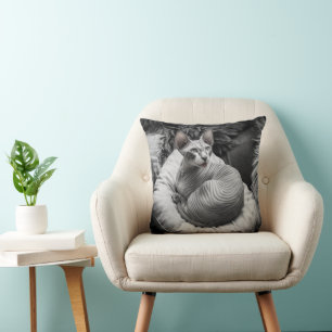 Hairless Sphynx Cat Cushion