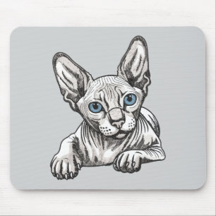 Hairless Sphynx Cat Mouse Pad