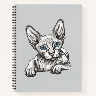 Hairless Sphynx Cat Notebook