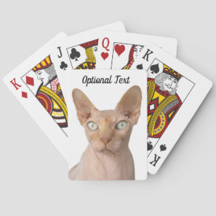 Hairless Sphynx Cat Playing Cards