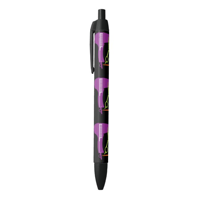 Hairstyles tools black ink pen (Top (Vertical))