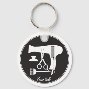 Hairstyles tools key ring