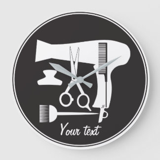 Hairstyles tools large clock