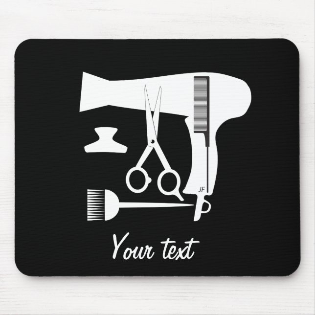 Hairstyles tools mouse pad (Front)