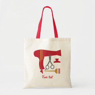 Hairstyles tools tote bag