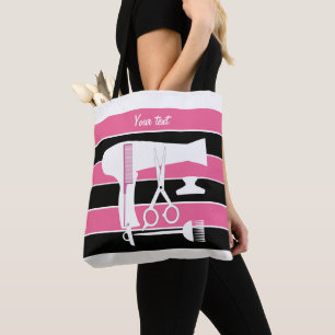 Hairstyles tools tote bag
