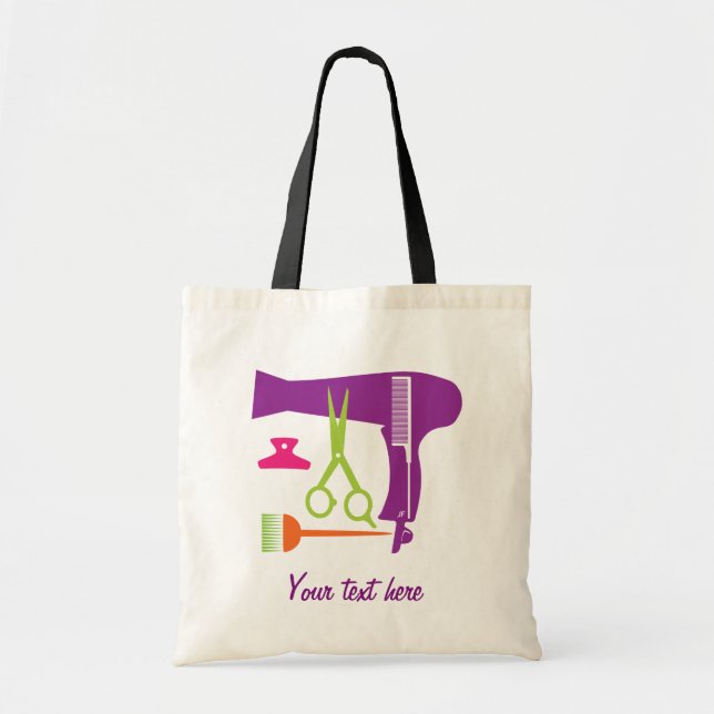 Hairstyles tools tote bag (Front)