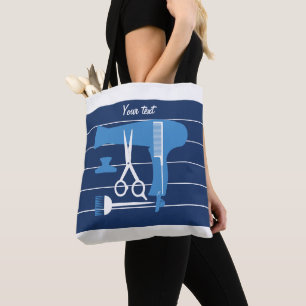 Hairstyles tools tote bag