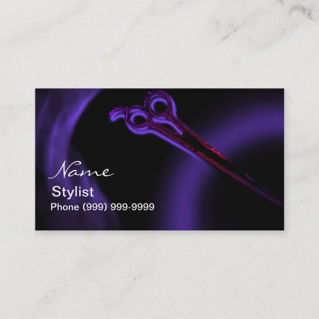 Hairstylist Business Card (Front)