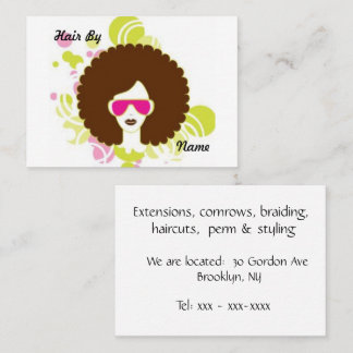 Hairstylist Business Card